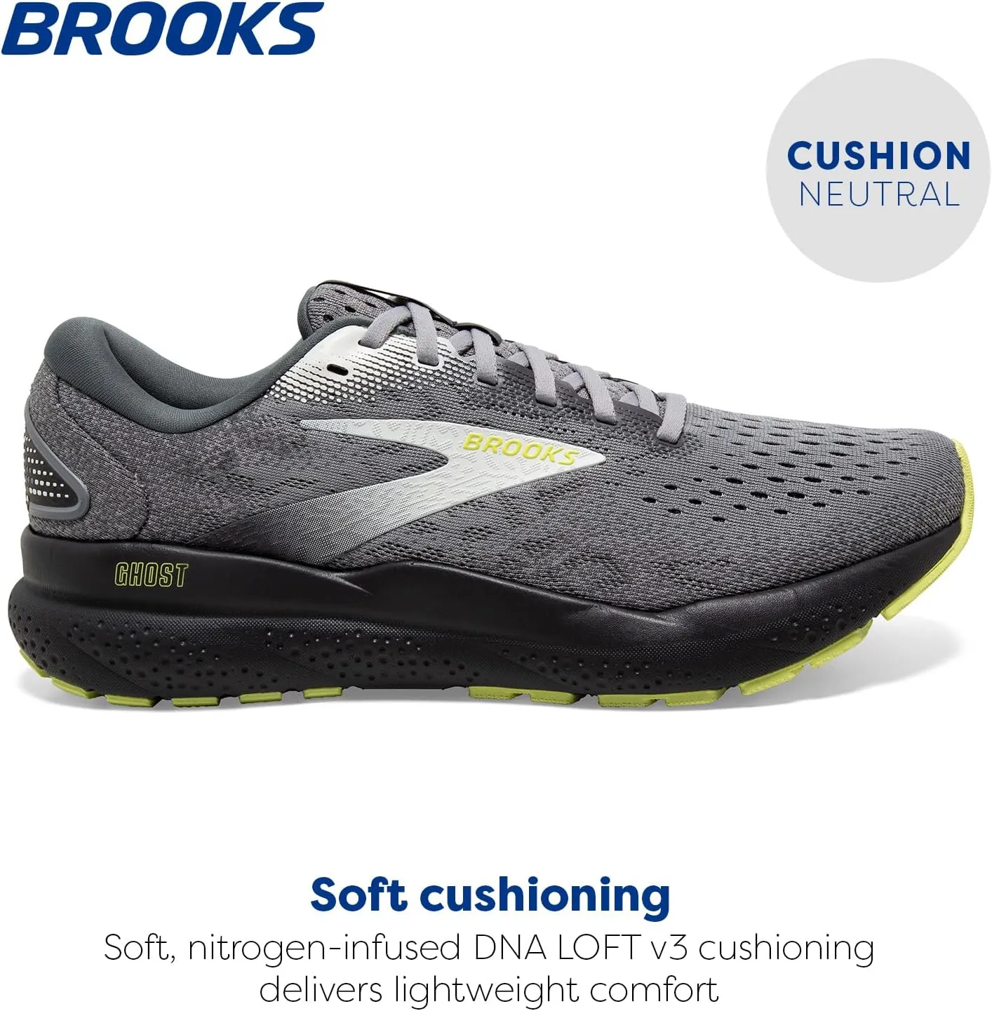 Brooks Men??s Ghost 16 Neutral Running Shoe