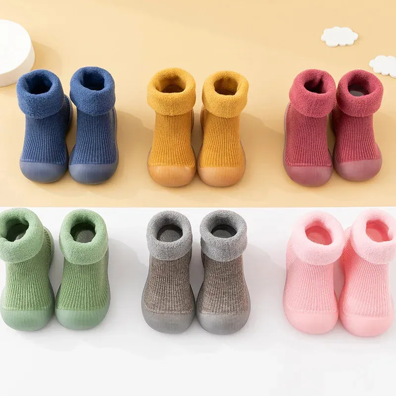 Comfortable Slip on Rubber Sole Sock