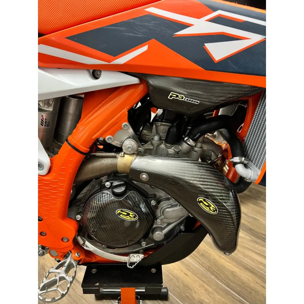 P3 Carbon Fiber Header Heat Shield For KTM/HUS/GASGAS | 201086